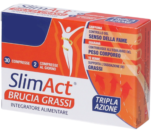 Slim Act Brucia Grassi Stimolare il Metabolismo 30 compresse
